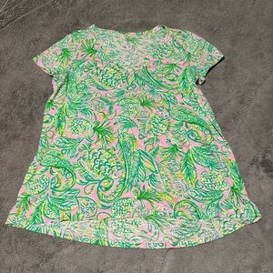 Lilly Pulitzer Etta V-neck Tee Shirt